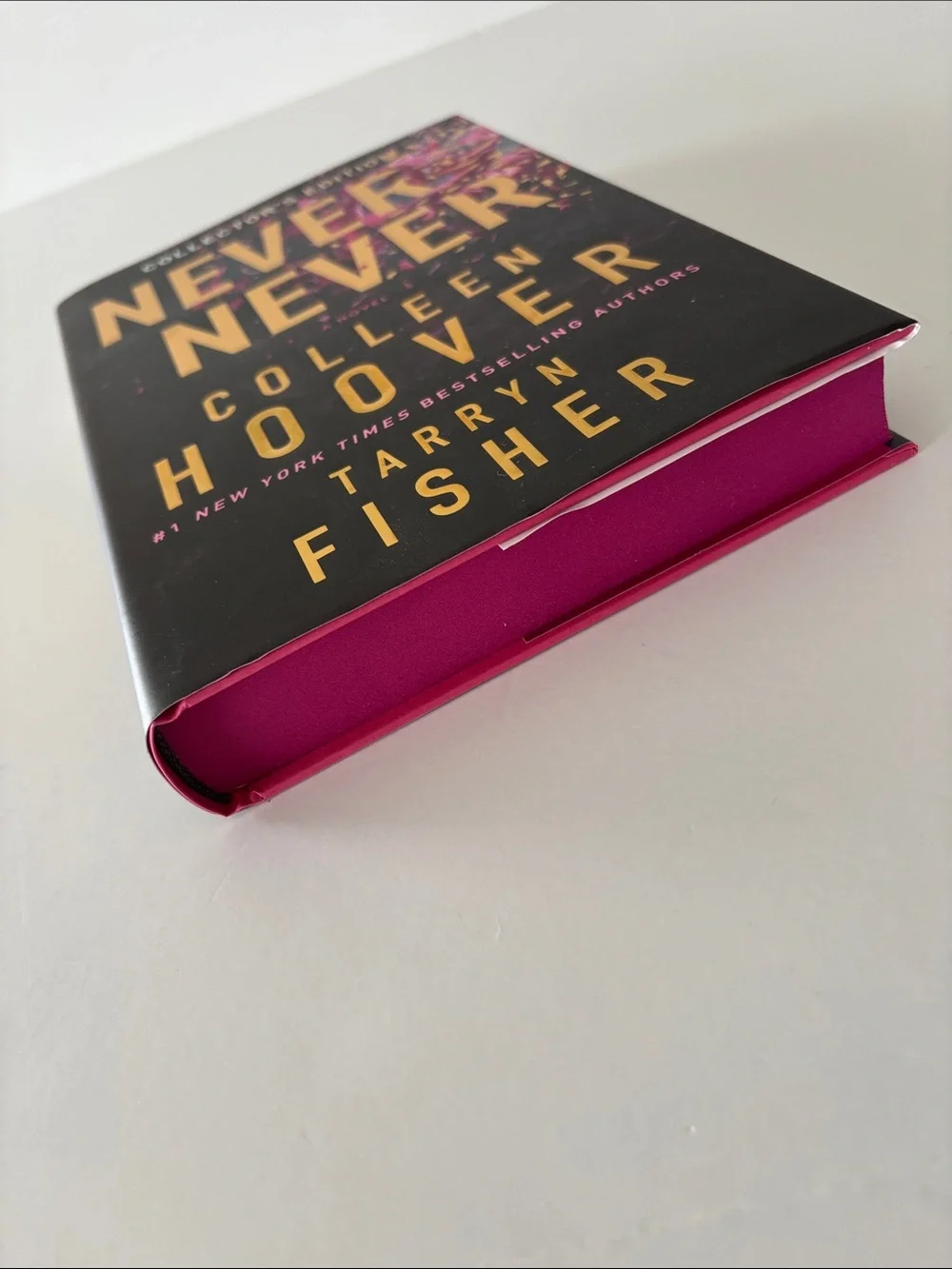 Collectors's Edition Hard Cover Never Never by Colleen Hoover & Tarryn Fisher